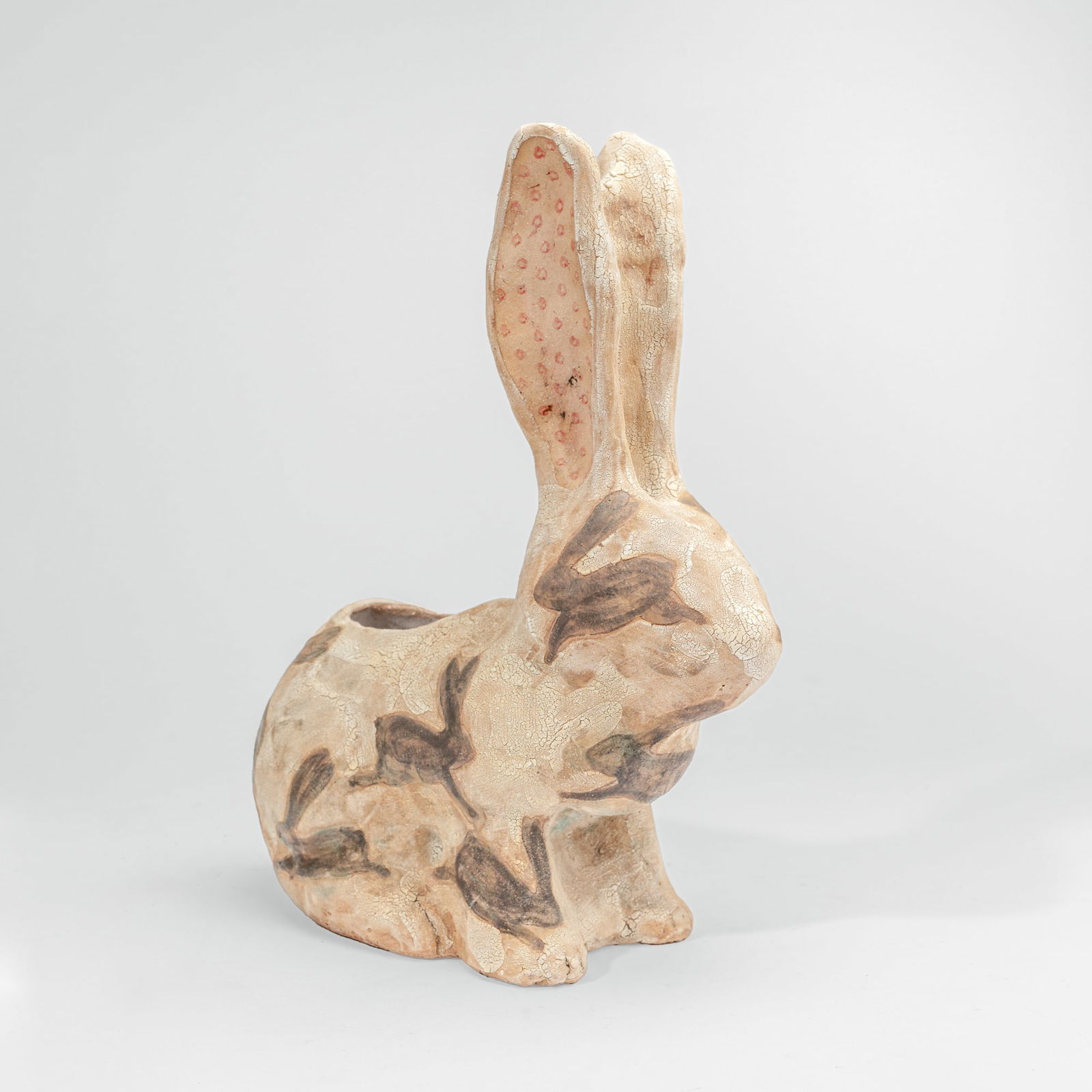 Kinu Watanabe (WA) Ceramic Rabbit Planter (1 of 5)