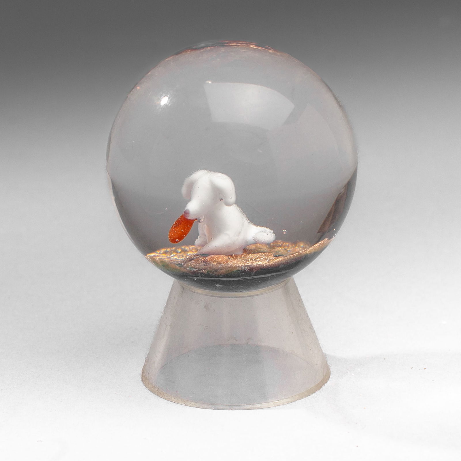 Lewis & Jennifer Wilson Lampworked Dog Marble (1 of 5)