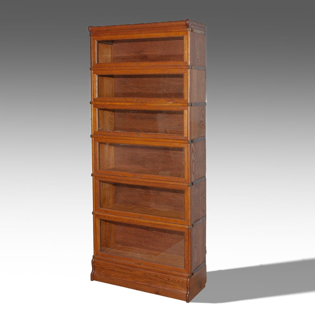 Arts & Crafts Mission Oak Barrister Bookcase (1 of 5)