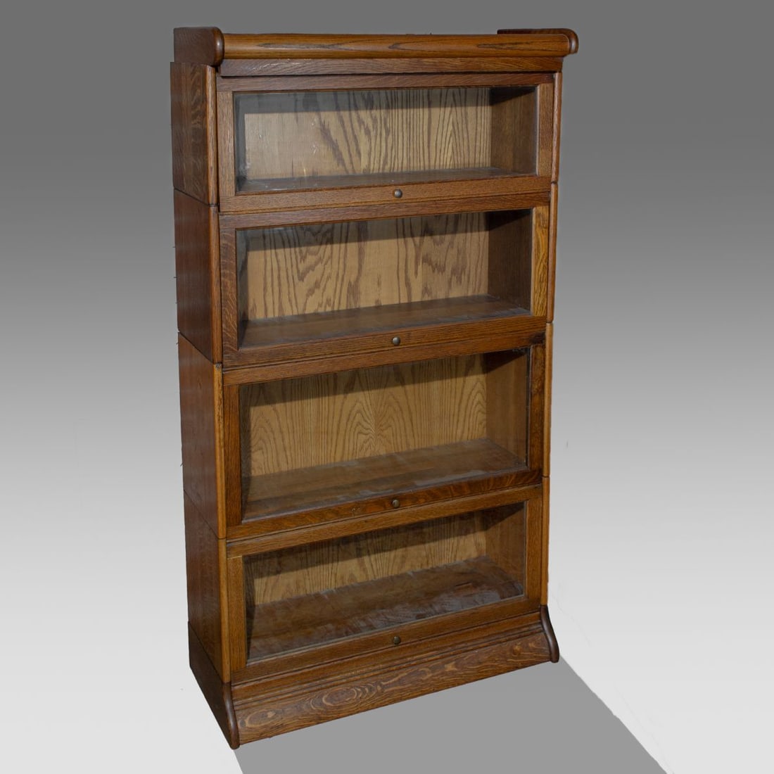 Arts & Crafts Mission Oak Barrister Bookcase (1 of 4)