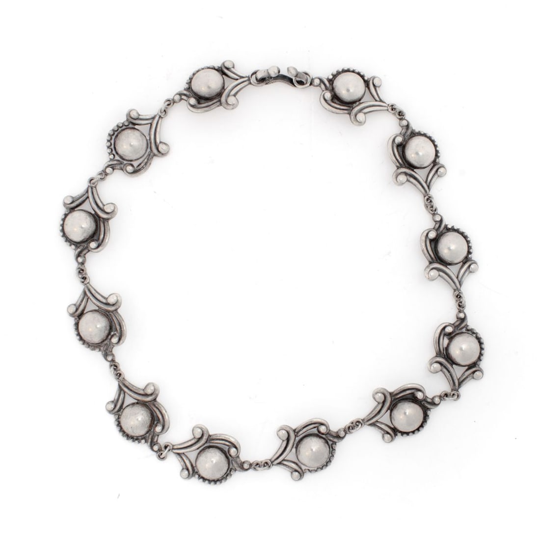 Los Castillo Taxco Modernist Sterling Necklace (1 of 3)