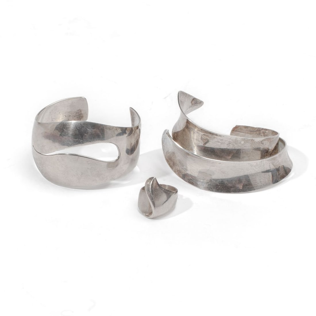 Modernist Sterling Ring & Bracelets / KBN Genkut (1 of 7)