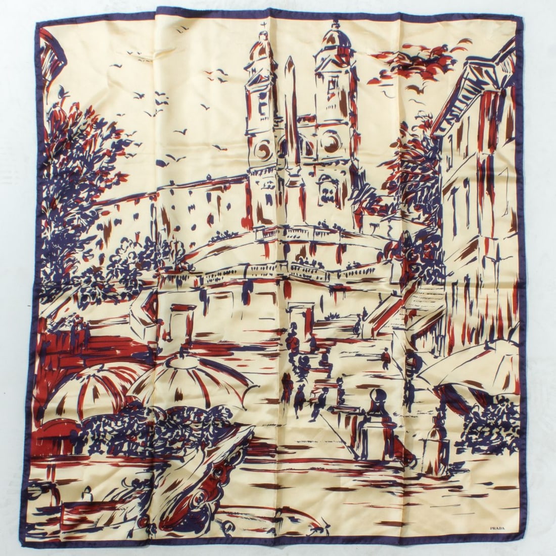 Pair Prada Silk Scarves - 3