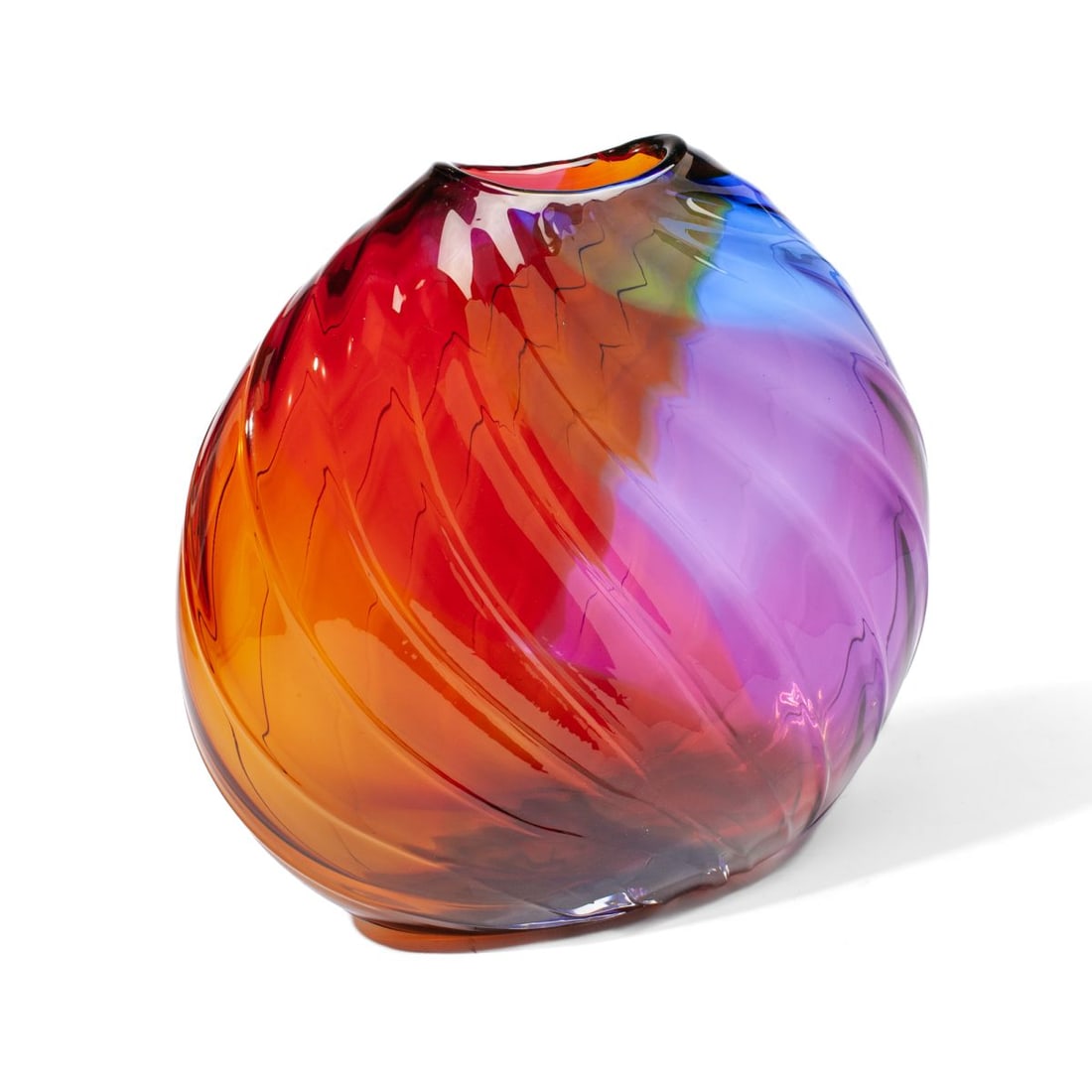 Dan Bergsma (WA) Studio Art Glass Vase 12" (1 of 5)