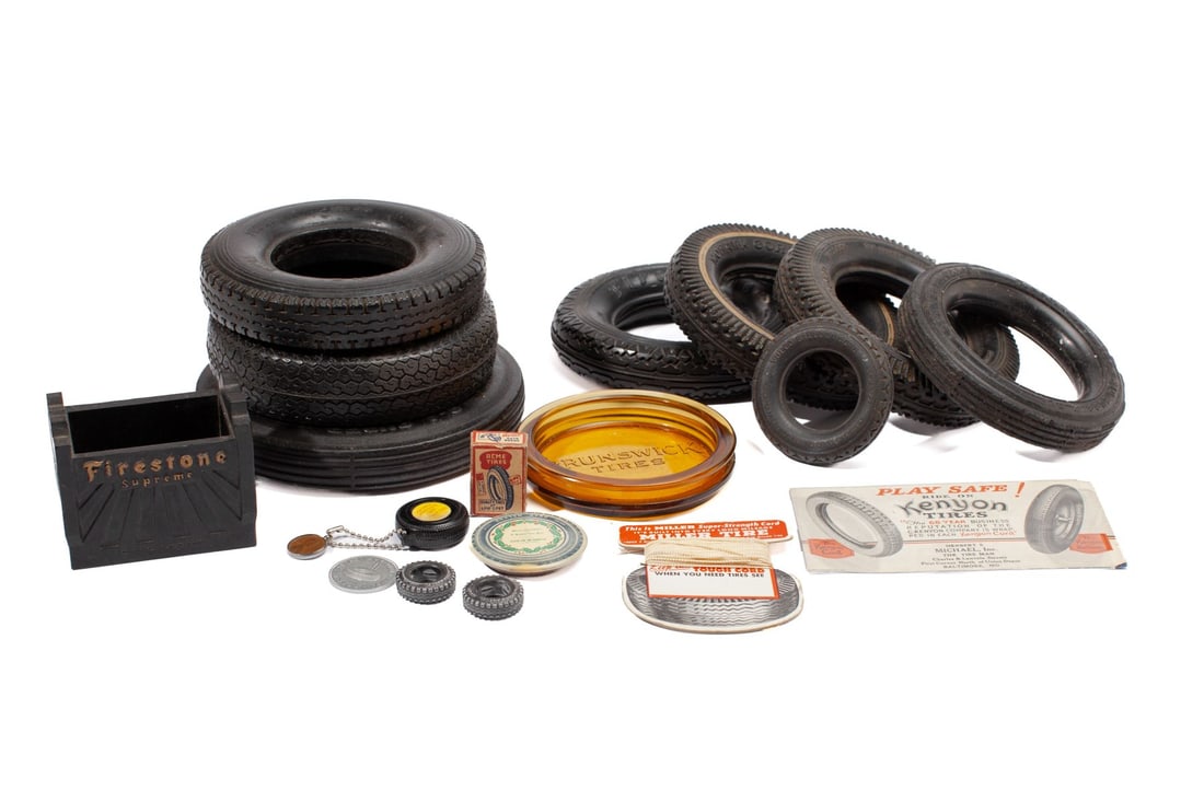 Vintage Rubber Tire Advertising Items (1 of 4)