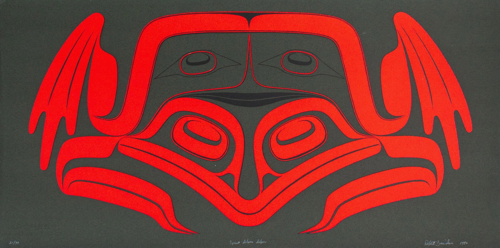 Robert Davidson "Spirit Helper's Helper" Serigraph (1 of 3)