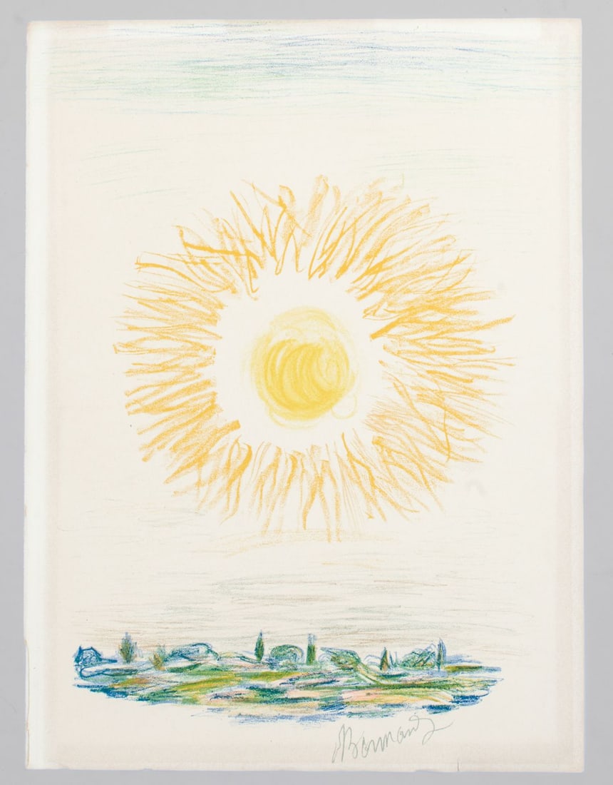Pierre Bonnard "The Sun" Color Lithograph (1 of 3)