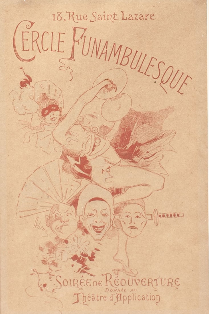 Jules Cheret "Cercle Funambulesque" Lithograph (1 of 3)