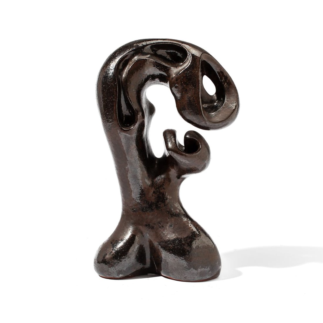 Anthony Villis Abstract Glazed Stoneware Sculpture (1 of 7)