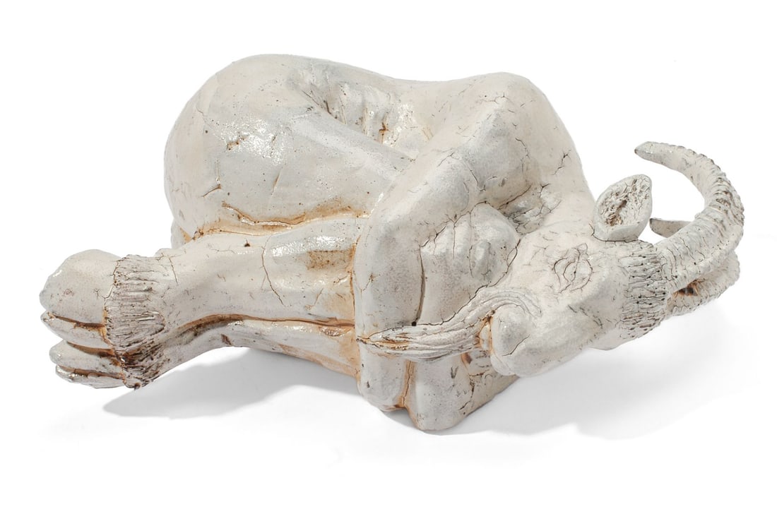 Jai Salay-Carrington Goat Ceramic Sculpture (1 of 5)