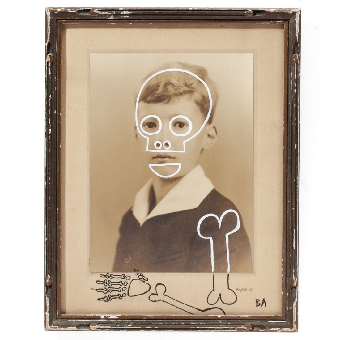 Butch Anthony Mixed Media Portrait of a Boy (1 of 3)