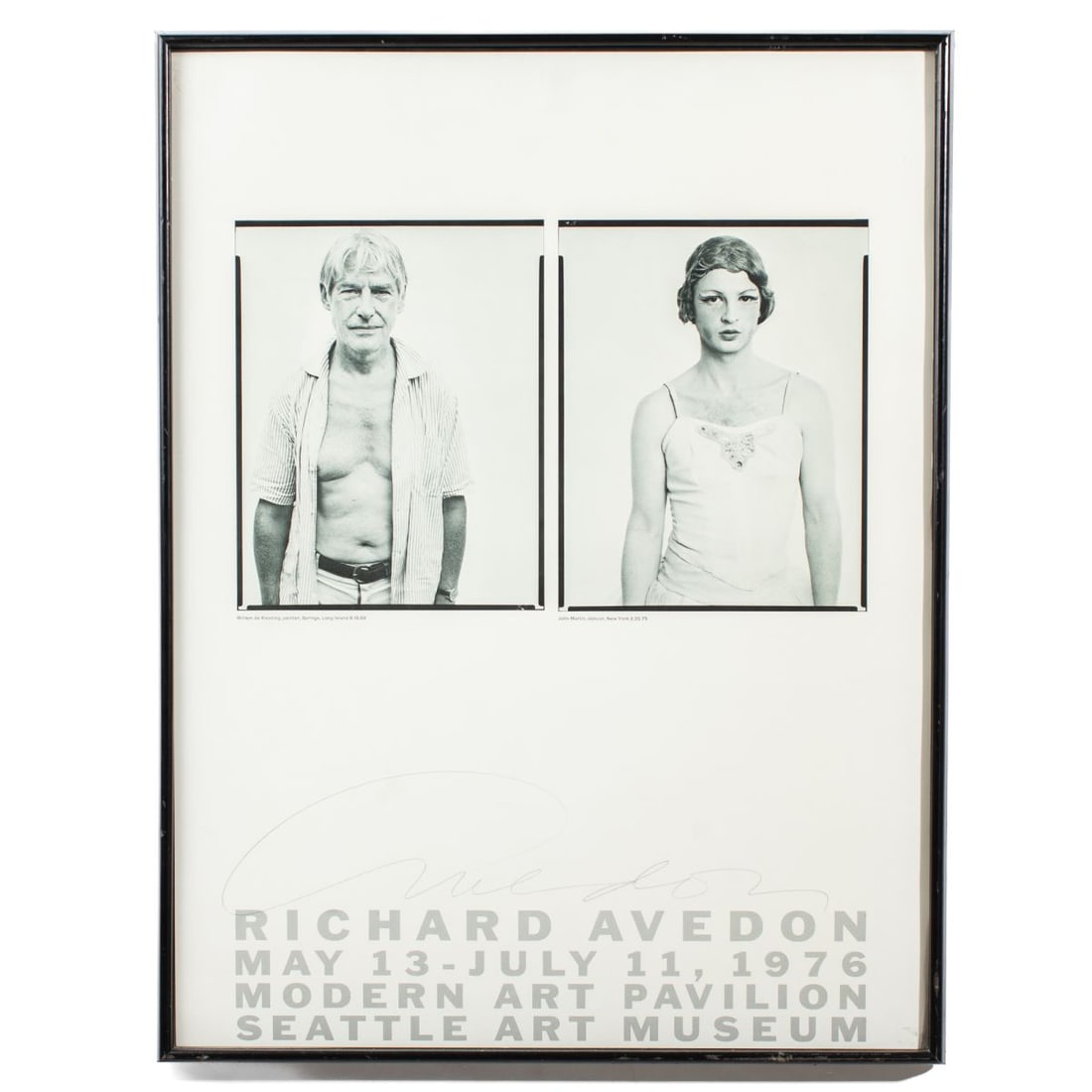 Richard Avedon Signed Seattle Art Museum Poster (1 of 3)