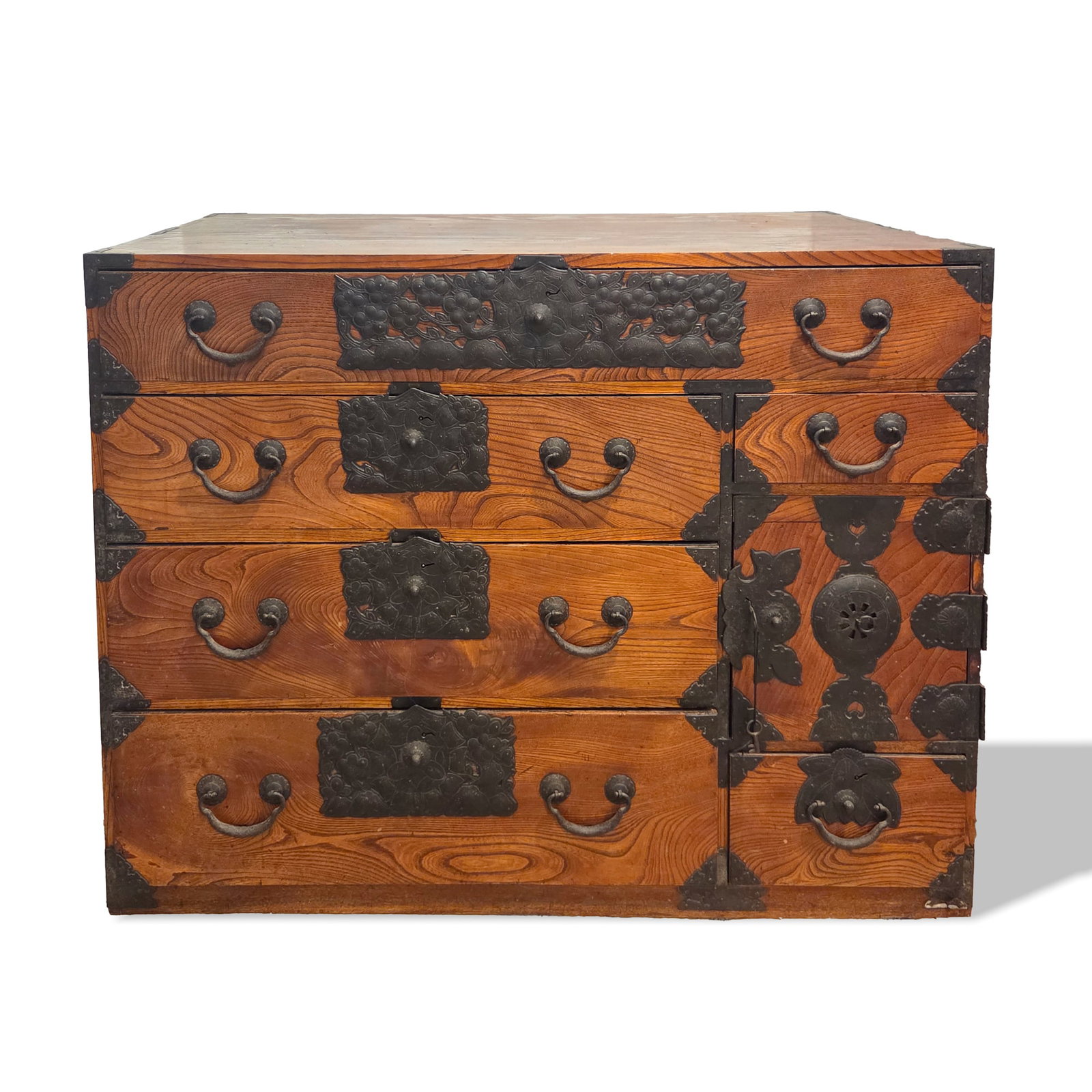 Antique Japanese Sendai Tansu Chest (1 of 5)
