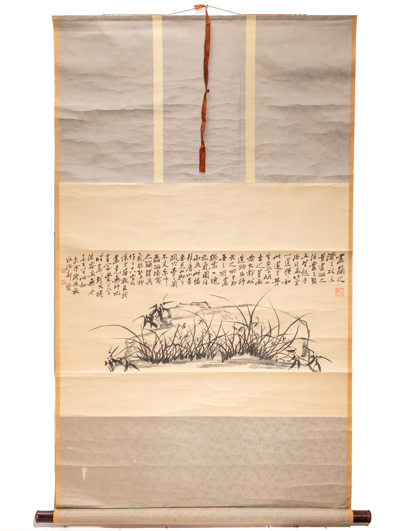 Chinese Woodblock Print Scroll After Xie Zhiliu (1 of 7)