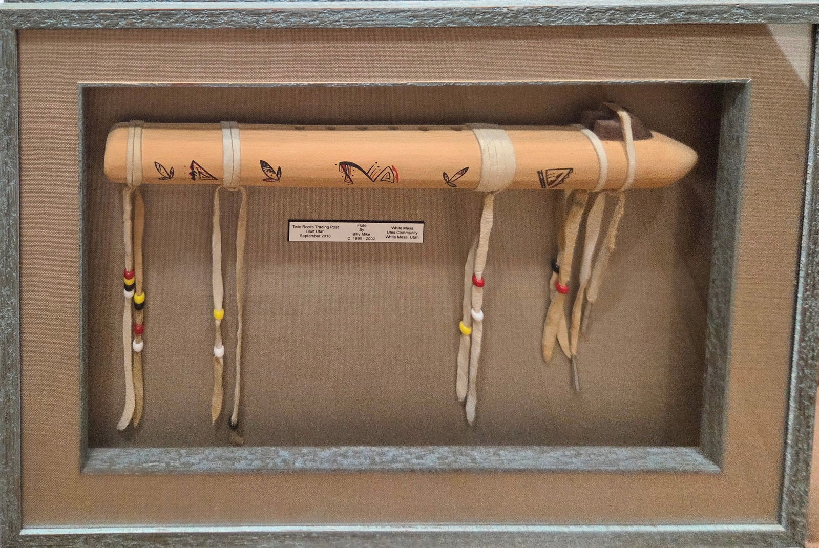 Billy Mike White Mountain Ute Wood Flute (1 of 6)