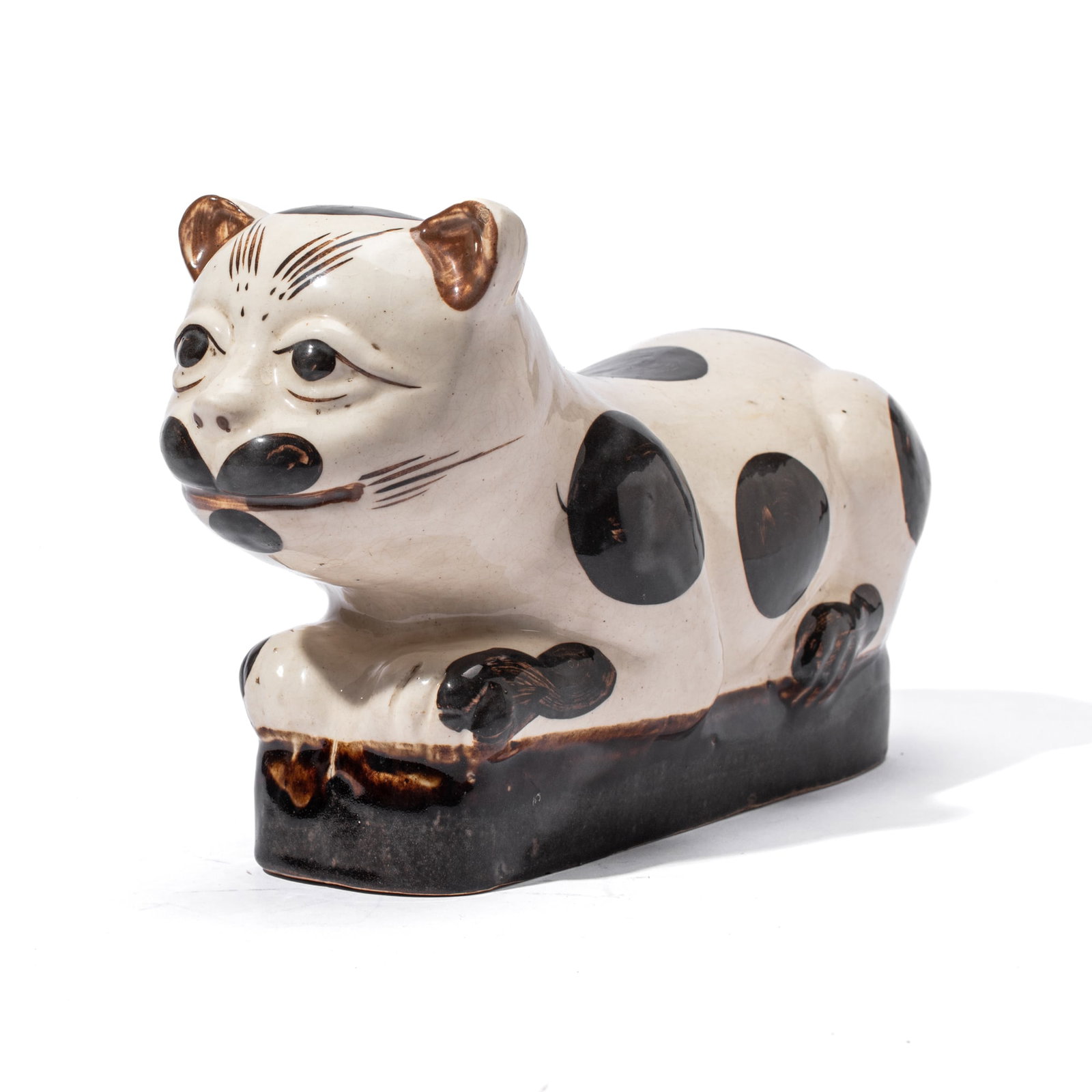 Chinese Cizhou-Type Cat Stoneware Pillow (1 of 5)