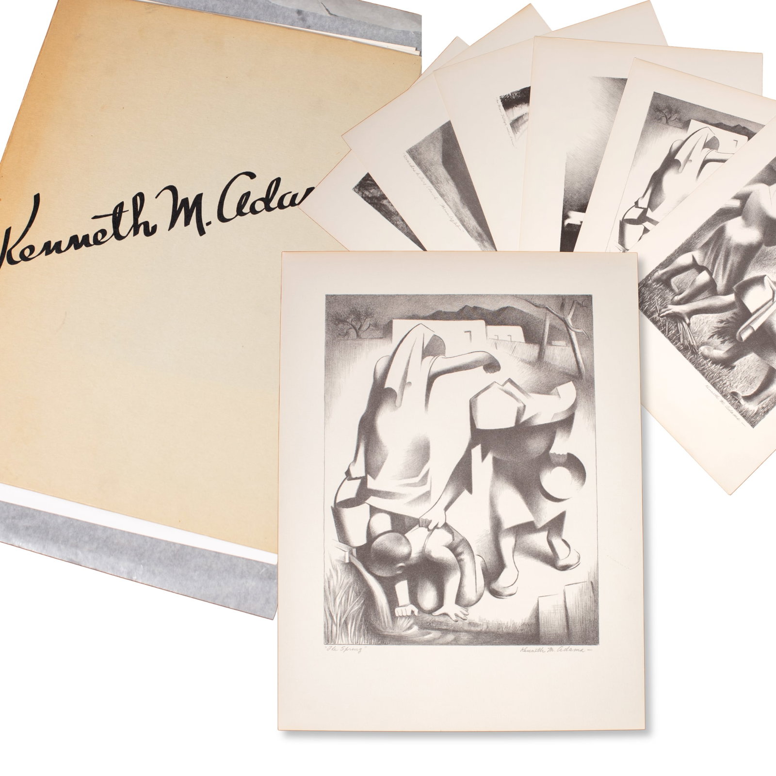 Kenneth M. Adams Portfolio of Lithographs (1 of 11)