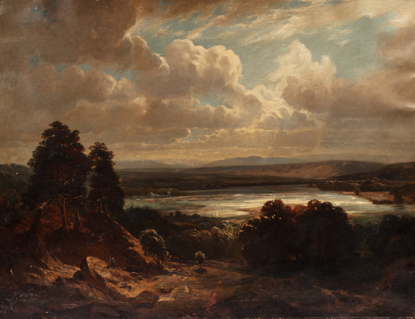 Attr. Eduard Schleich Landscape Oil Painting (1 of 7)