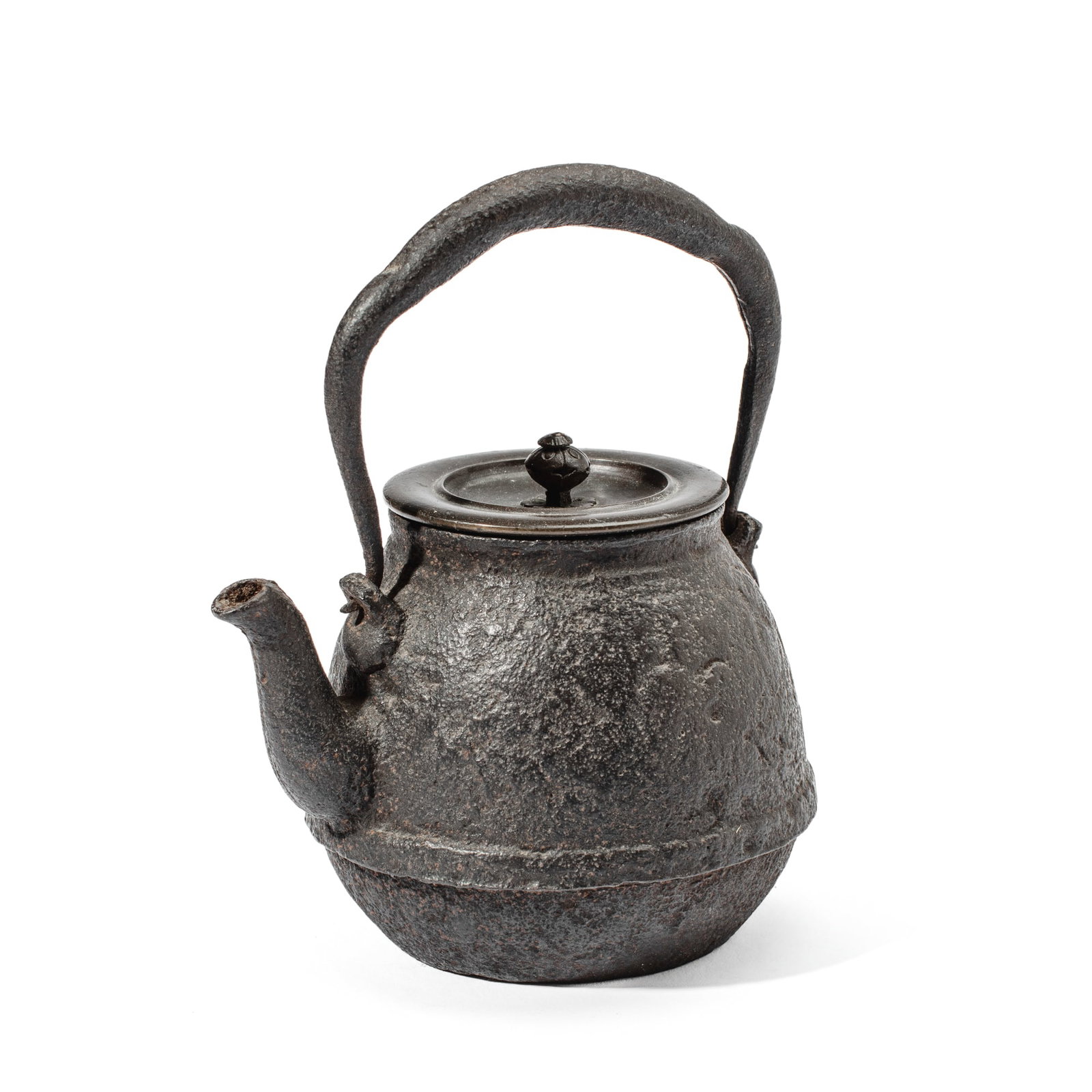 Antique Japanese Edo Period Iron Tetsubin Kettle (1 of 4)