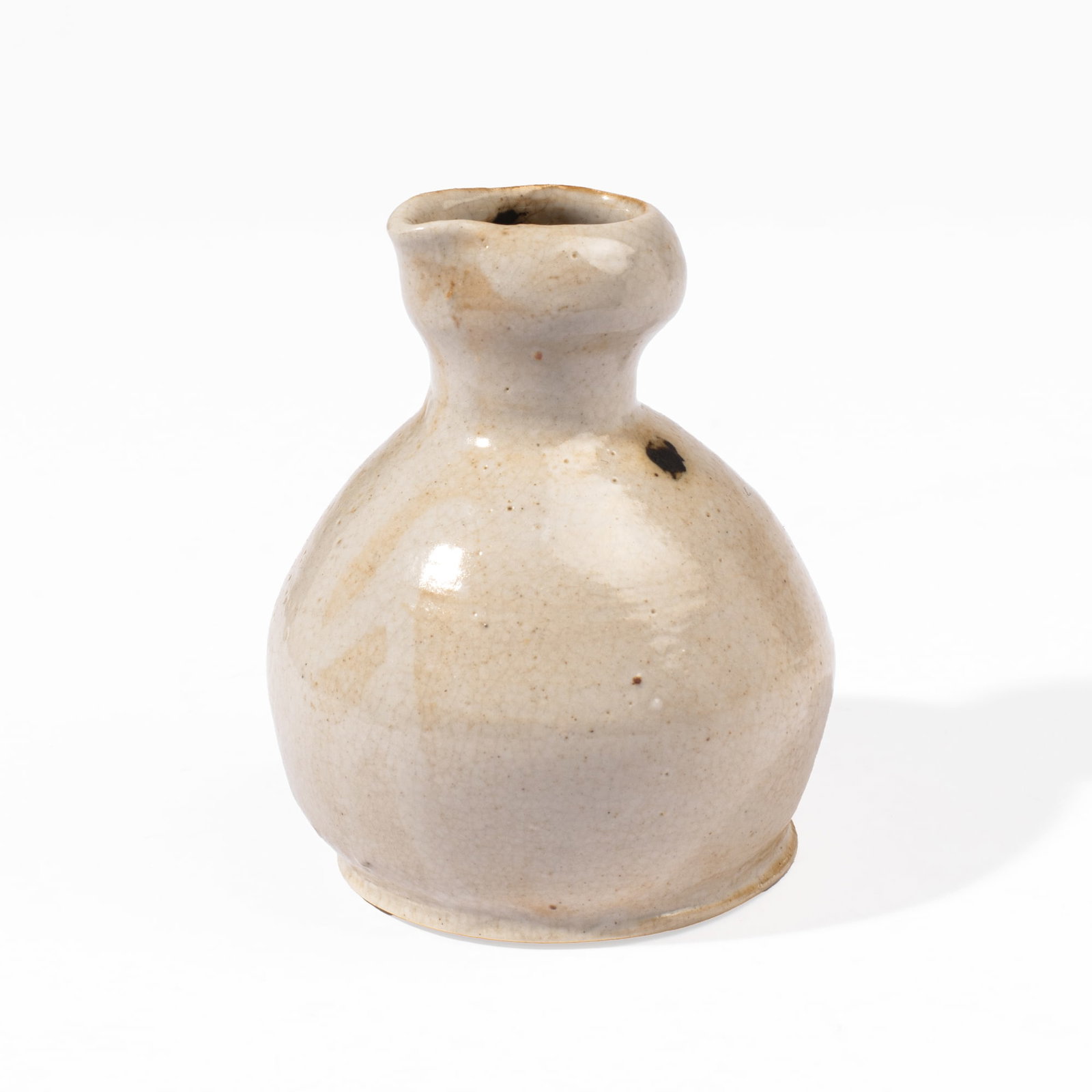 Antique Japanese Shino Glazed Sake Ewer (1 of 4)