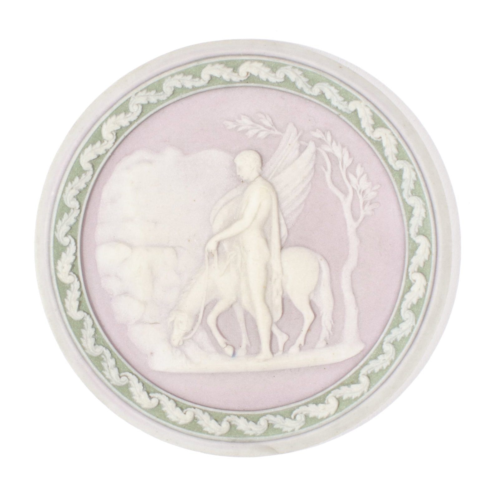 Wedgwood Tricolor Jasperware Pegasus Medallion (1 of 2)