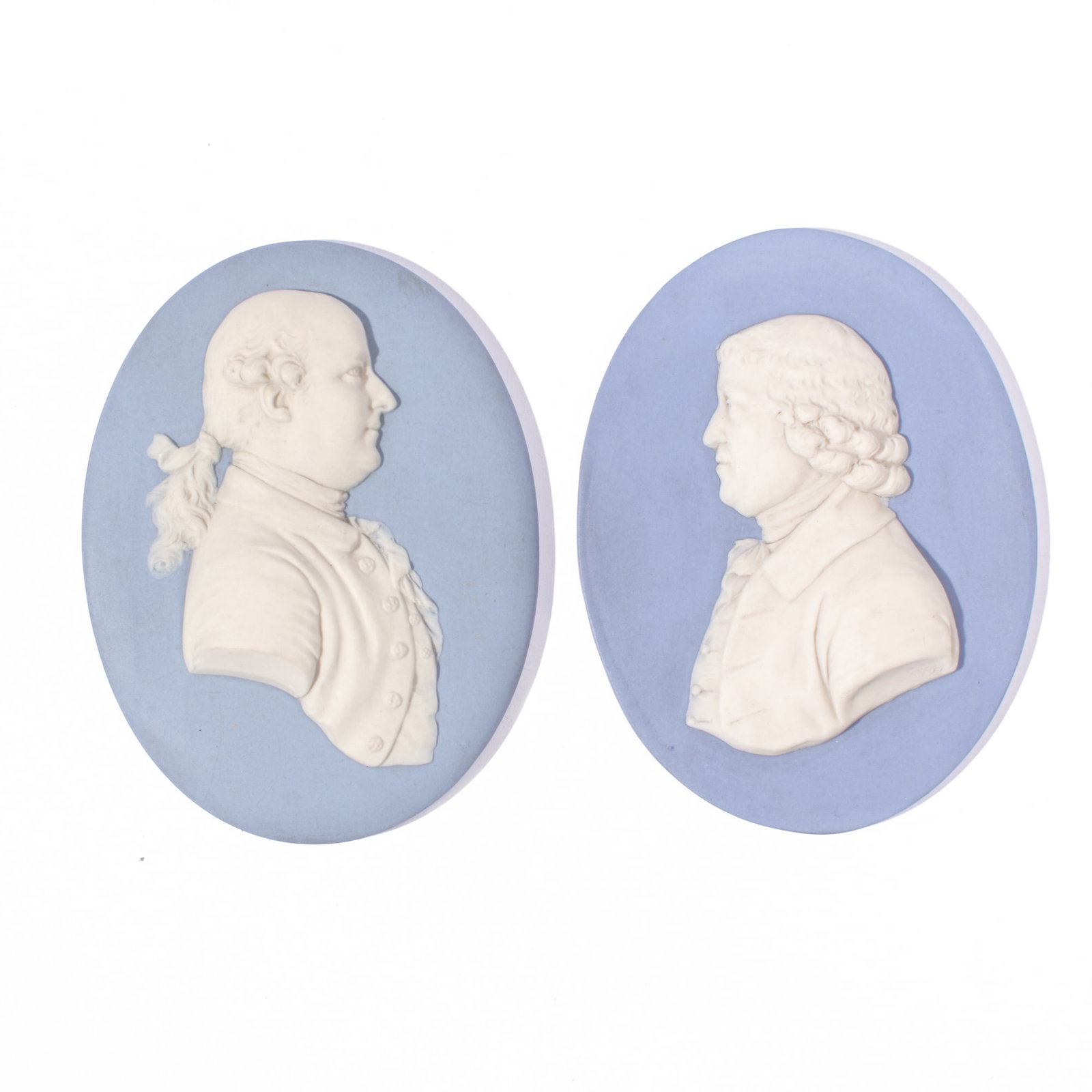 Wedgwood Plaques Josiah Wedgwood & Thomas Bentley (1 of 2)