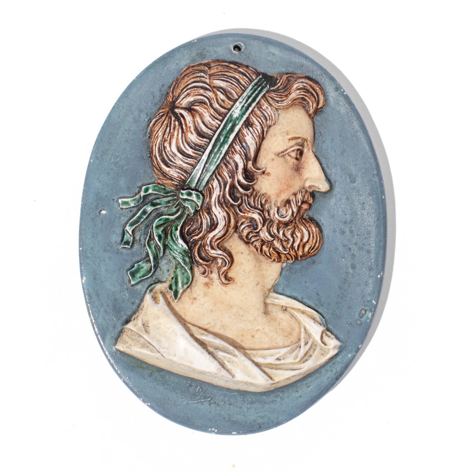 Wedgwood Cold Painted Decorator's Medallion (1 of 2)