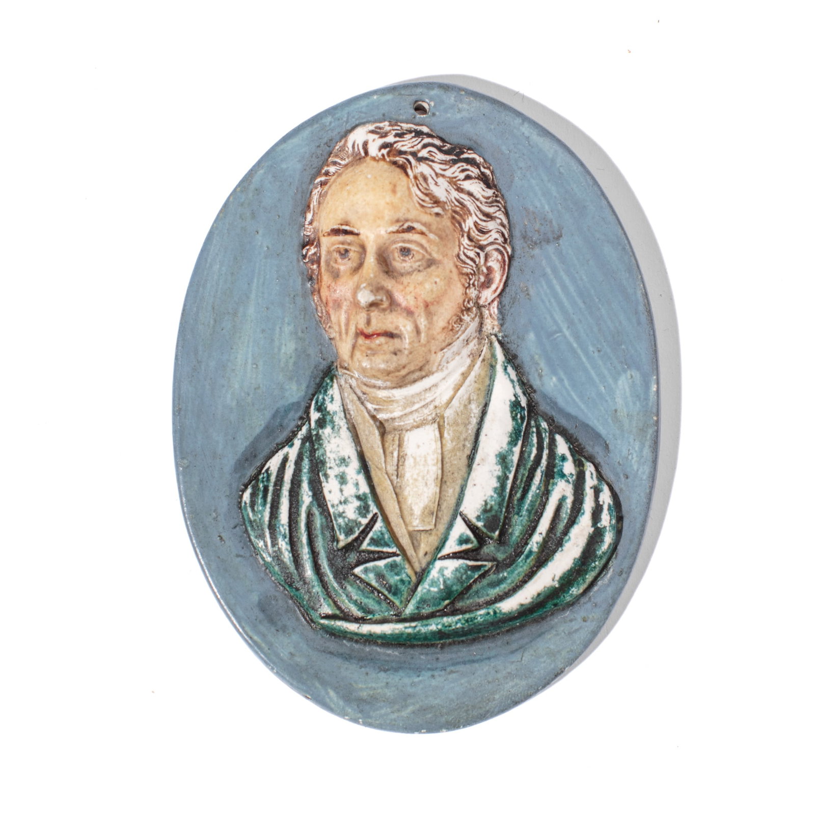 Wedgwood Cold Painted Decorator's Medallion (1 of 2)