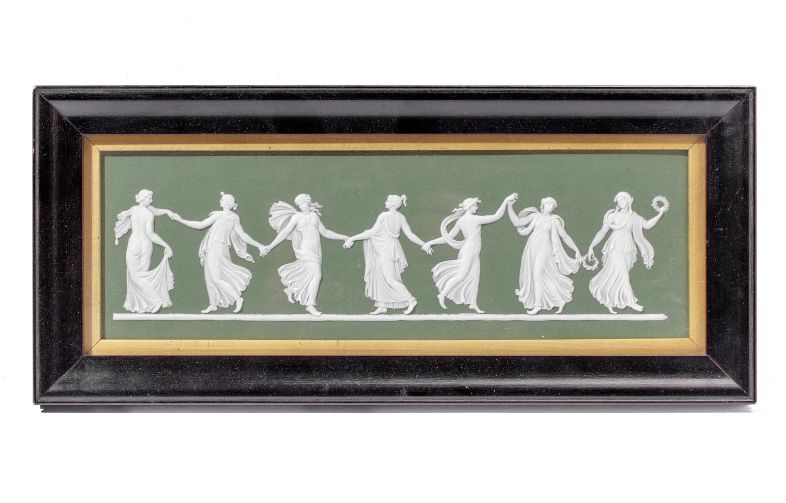 Wedgwood Green Jasper "Dancing Hours" Plaque (1 of 4)