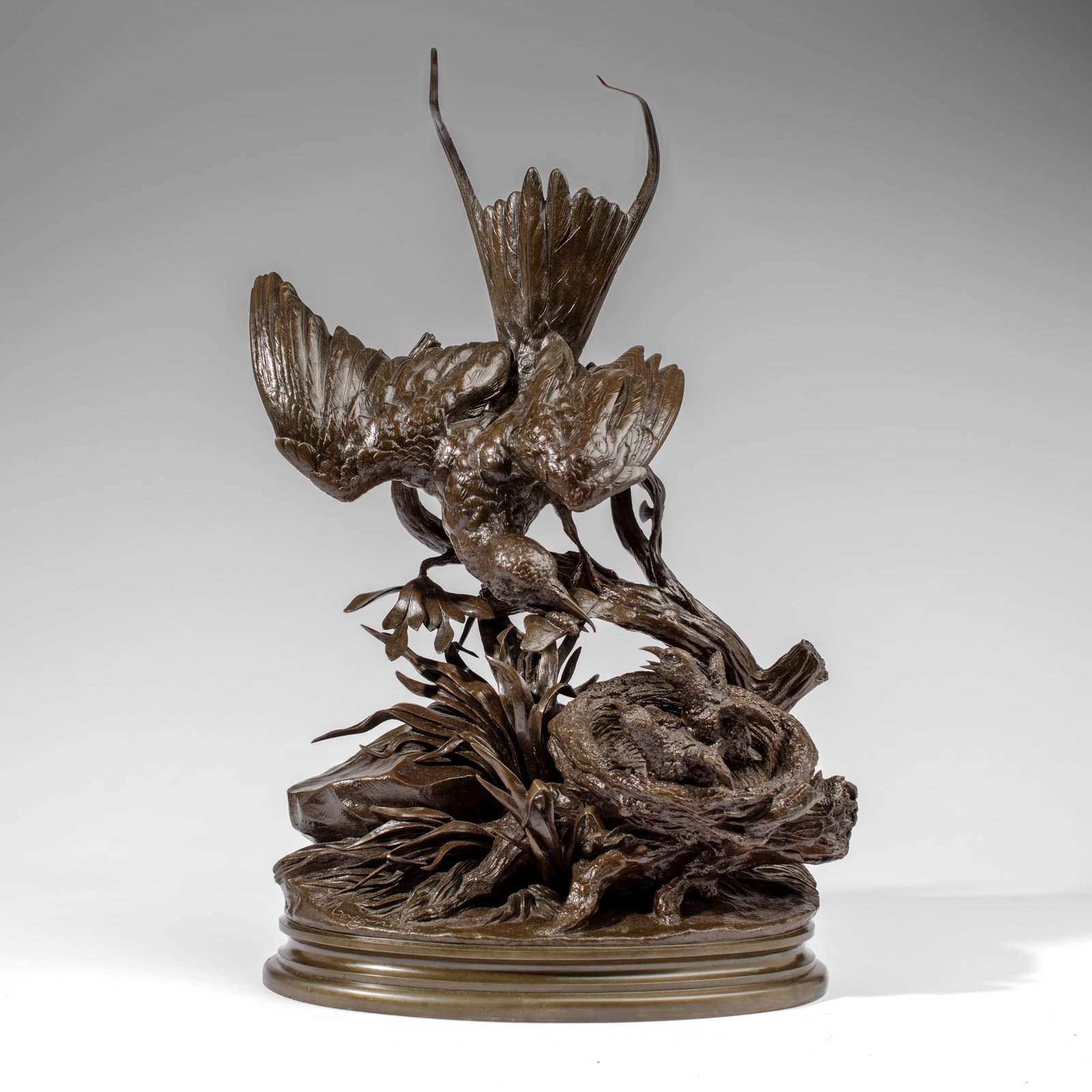 French Bronze Animalier Group After Jules Moigniez (1 of 5)
