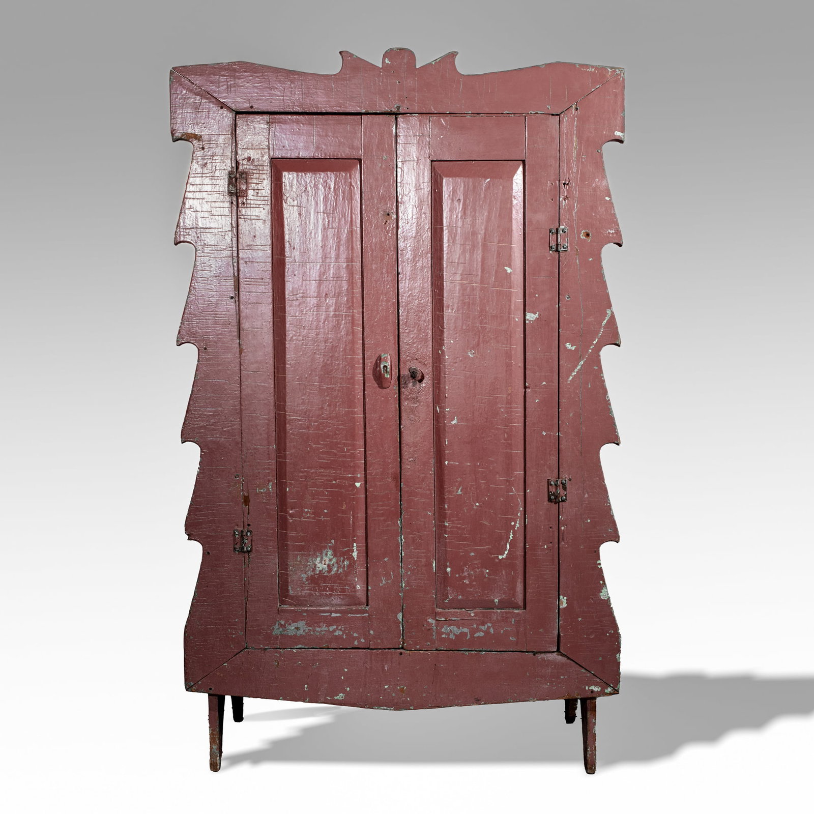 Antique Outsider / Folk Art Double Door Cabinet (1 of 10)