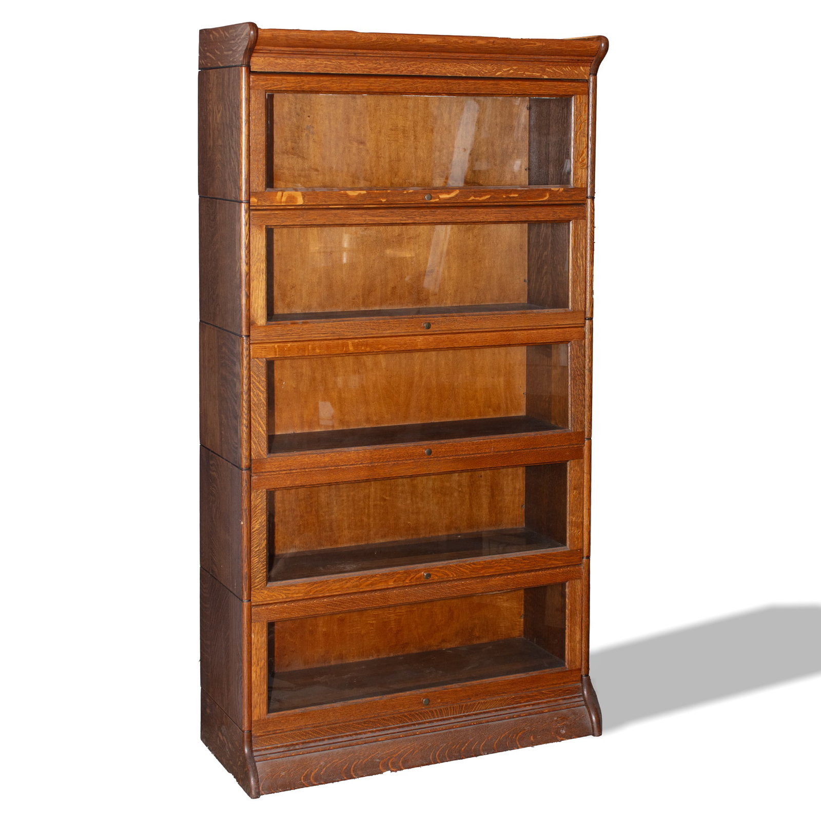 Globe Wernicke Oak Barrister Stacking Bookcase (1 of 6)