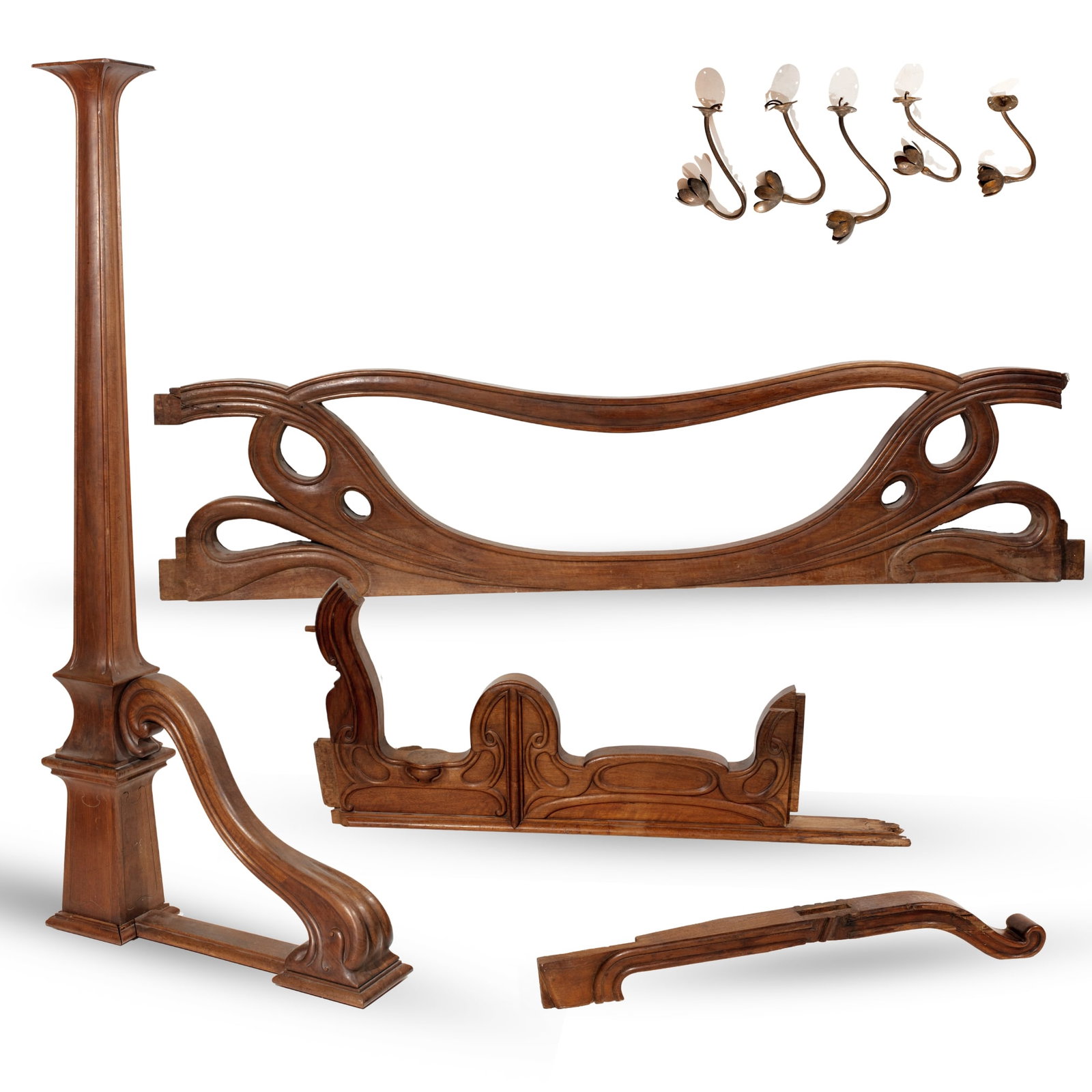 Antique Art Nouveau Architectural Salvage Pieces (1 of 15)