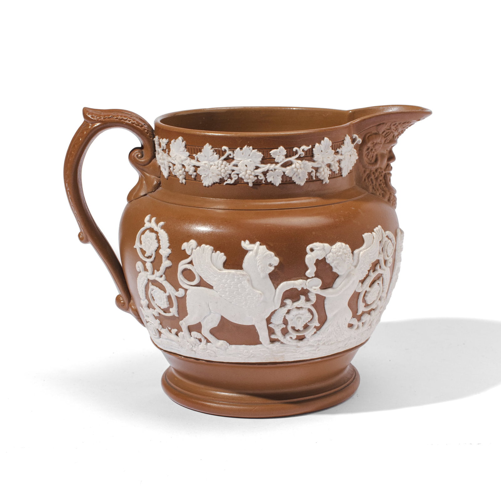Ridgway Staffordshire Brown Griffin Jug (1 of 5)