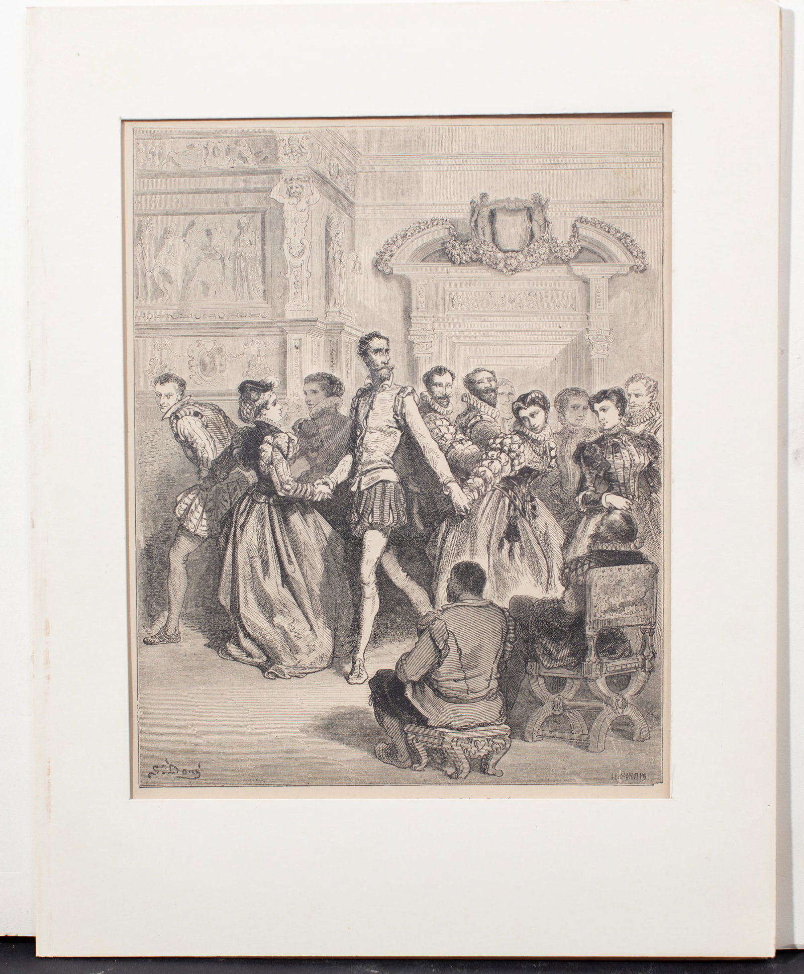 Five Antique Engravings After Gustave Dore - 3