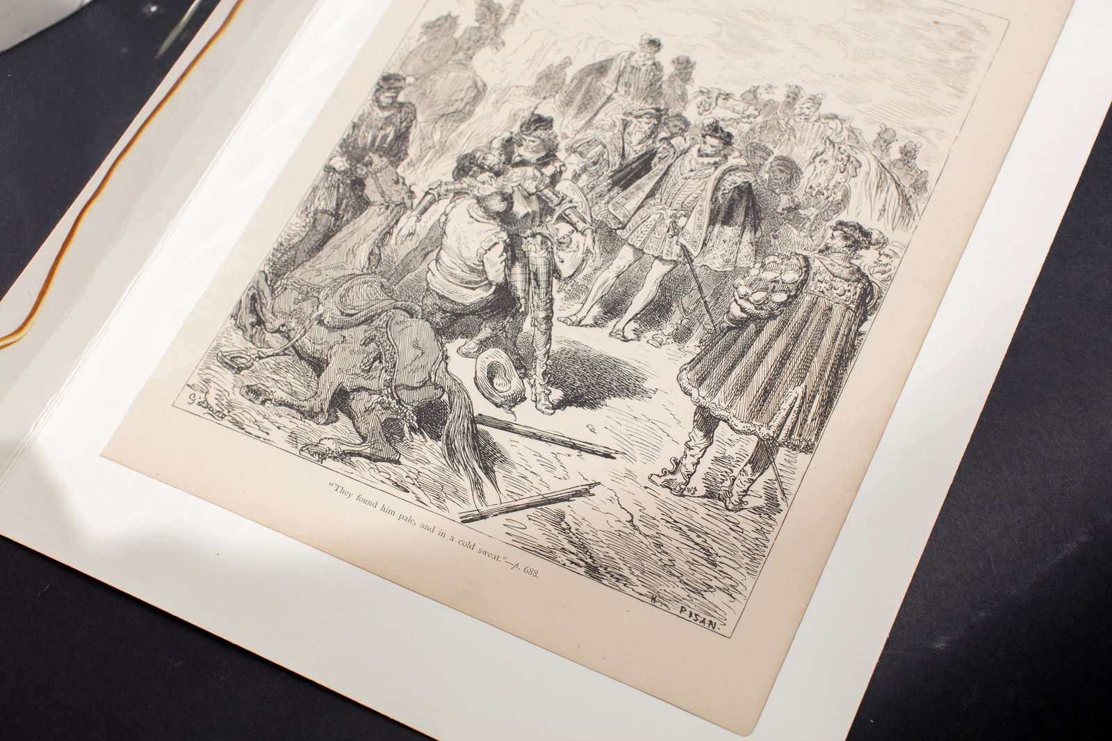 Five Antique Engravings After Gustave Dore - 4