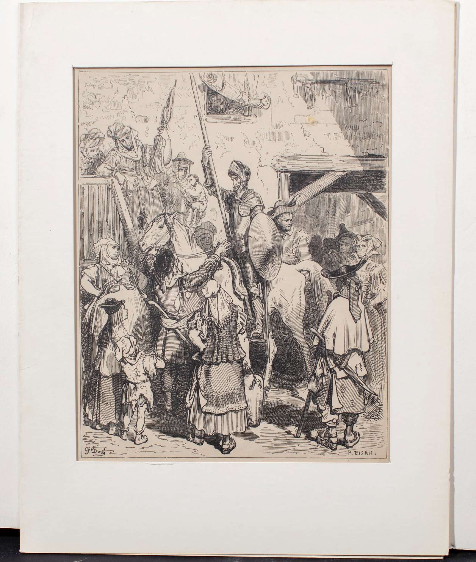 Five Antique Engravings After Gustave Dore - 6
