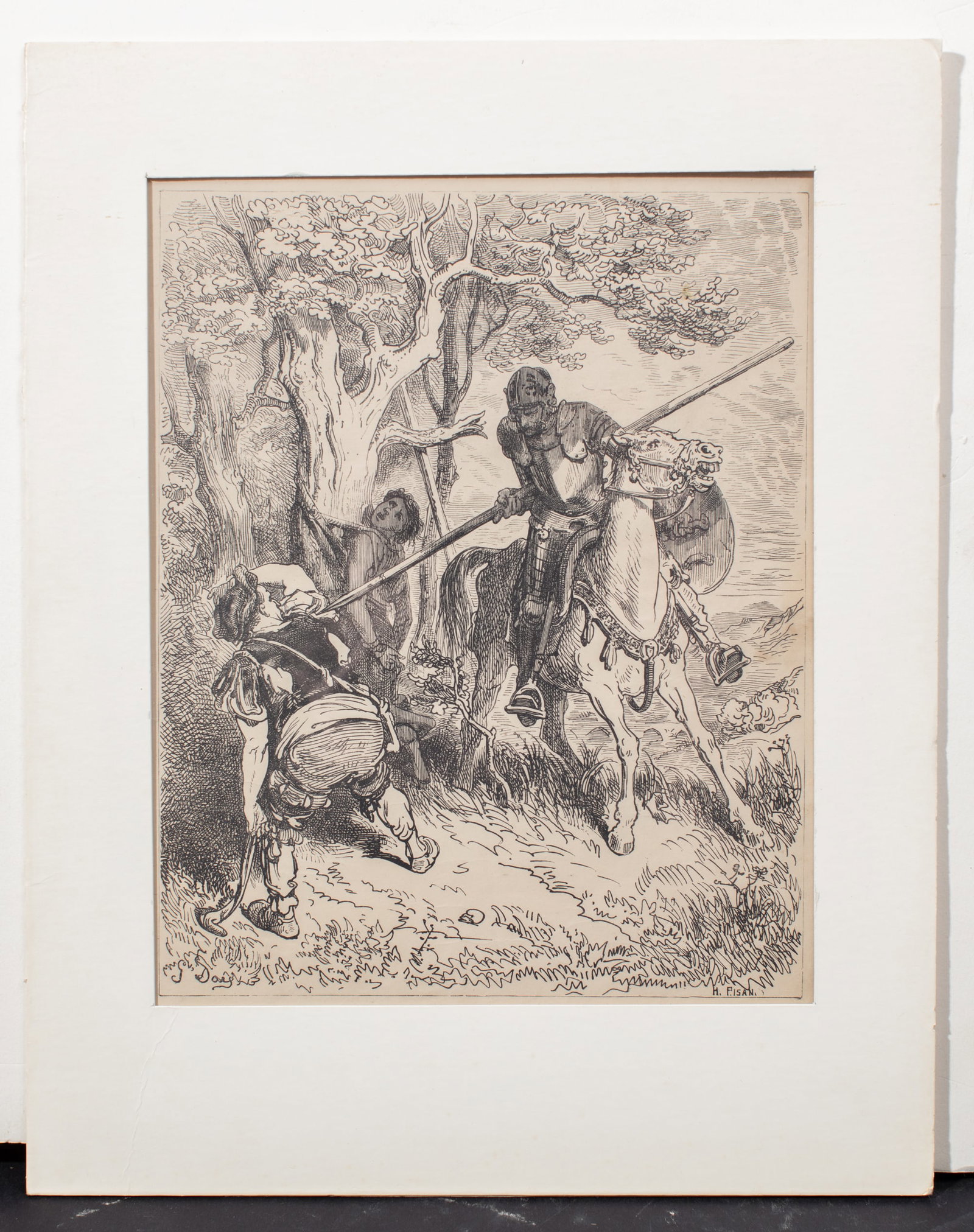 Five Antique Engravings After Gustave Dore - 7