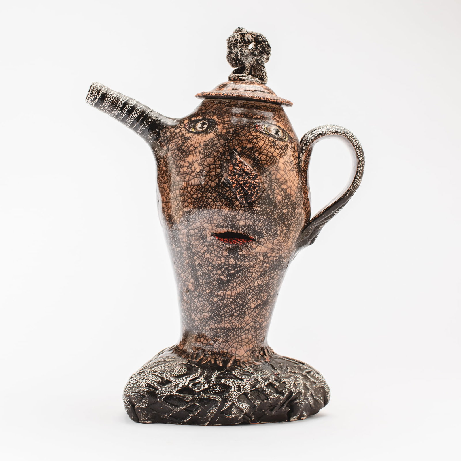 Andy Nasisse Figural Ceramic Teapot - 2