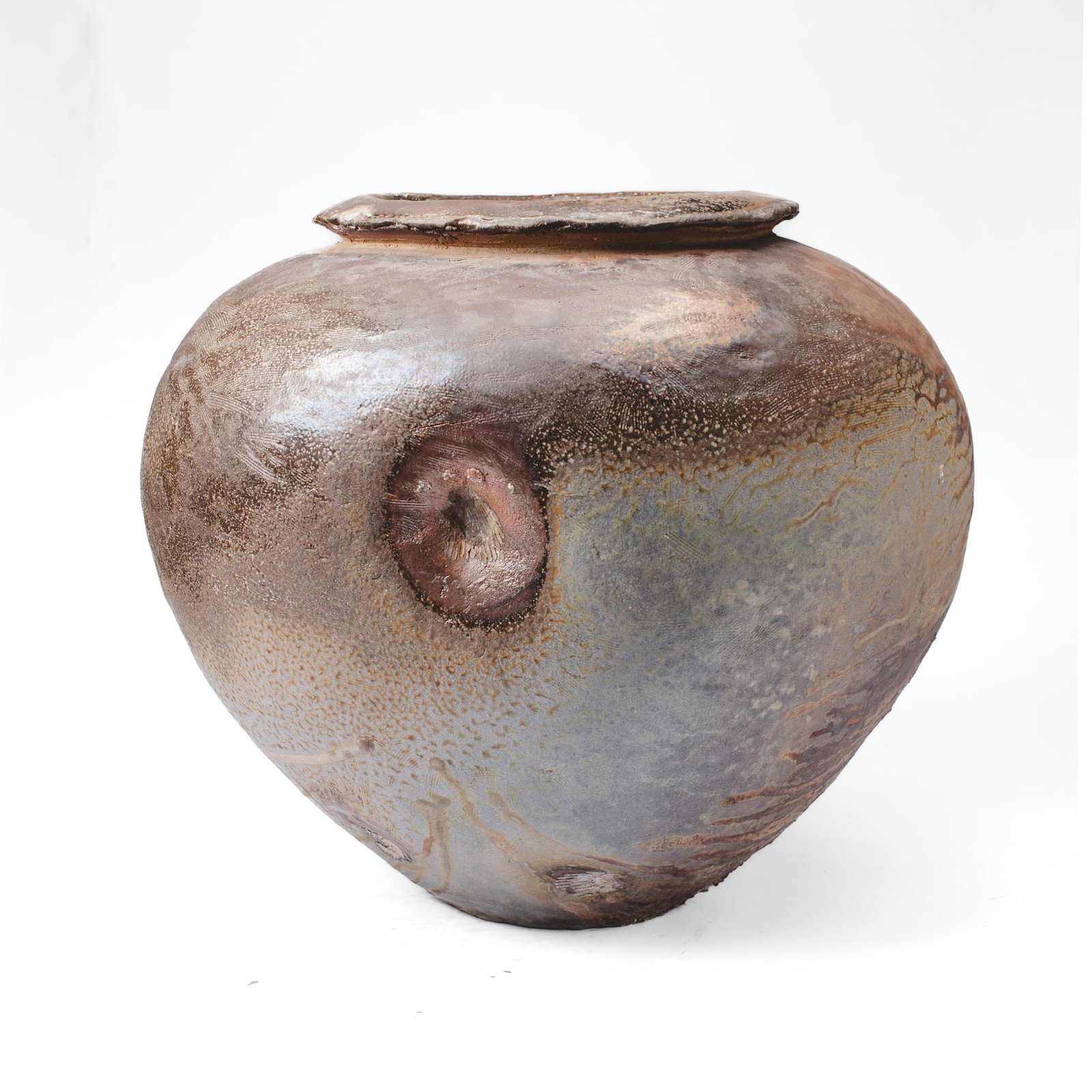 Steve Sauer (WA) Massive Wood Fired Jar (1 of 3)