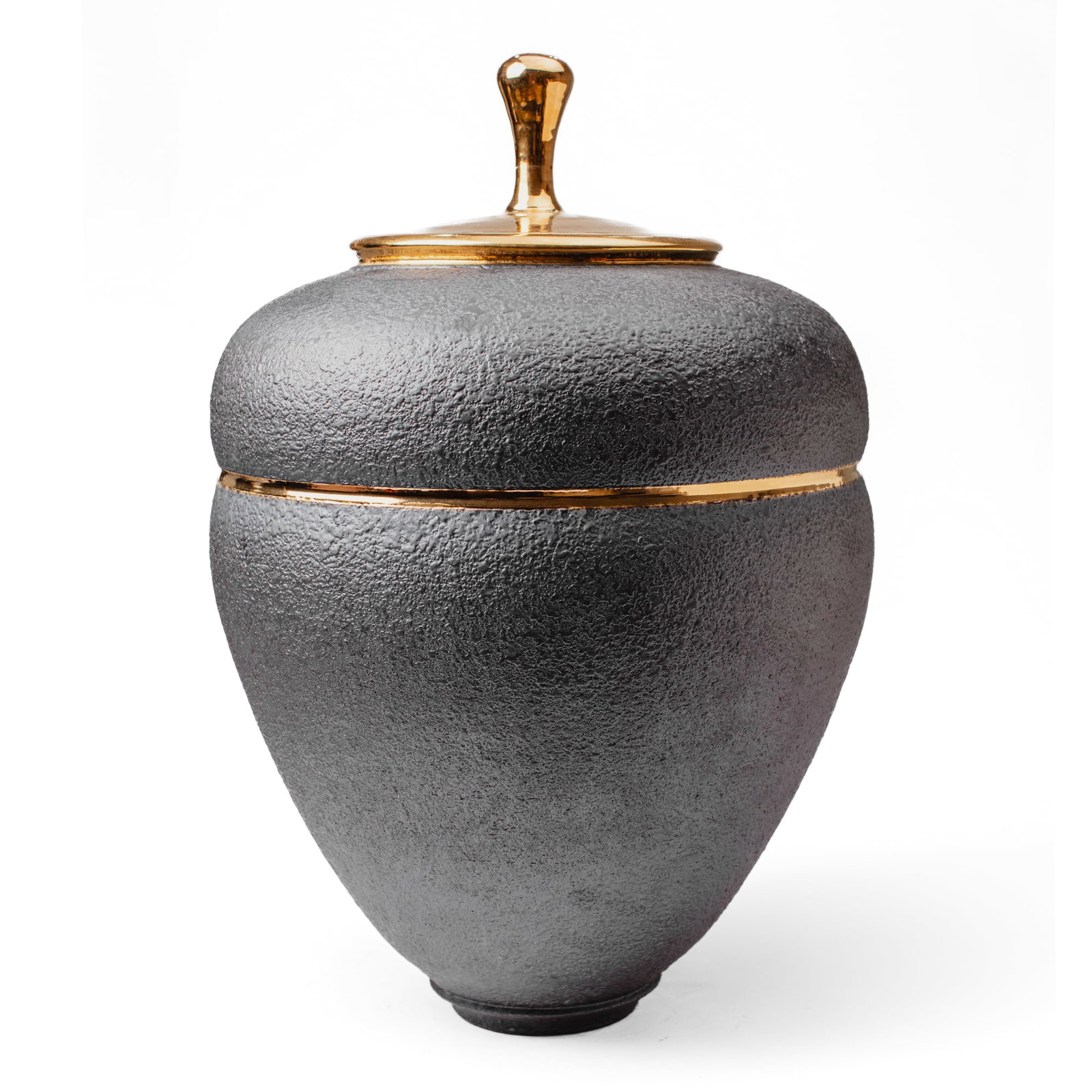 Ken Turner (WA) Impressive Luster Glaze Large Jar (1 of 2)