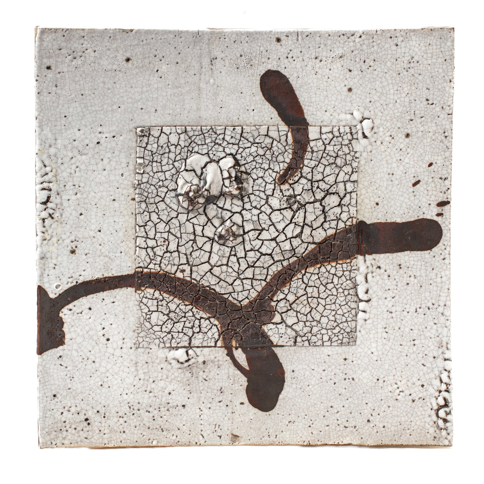 Robert Sperry (WA) White Crackle "Splash" Slab (1 of 2)
