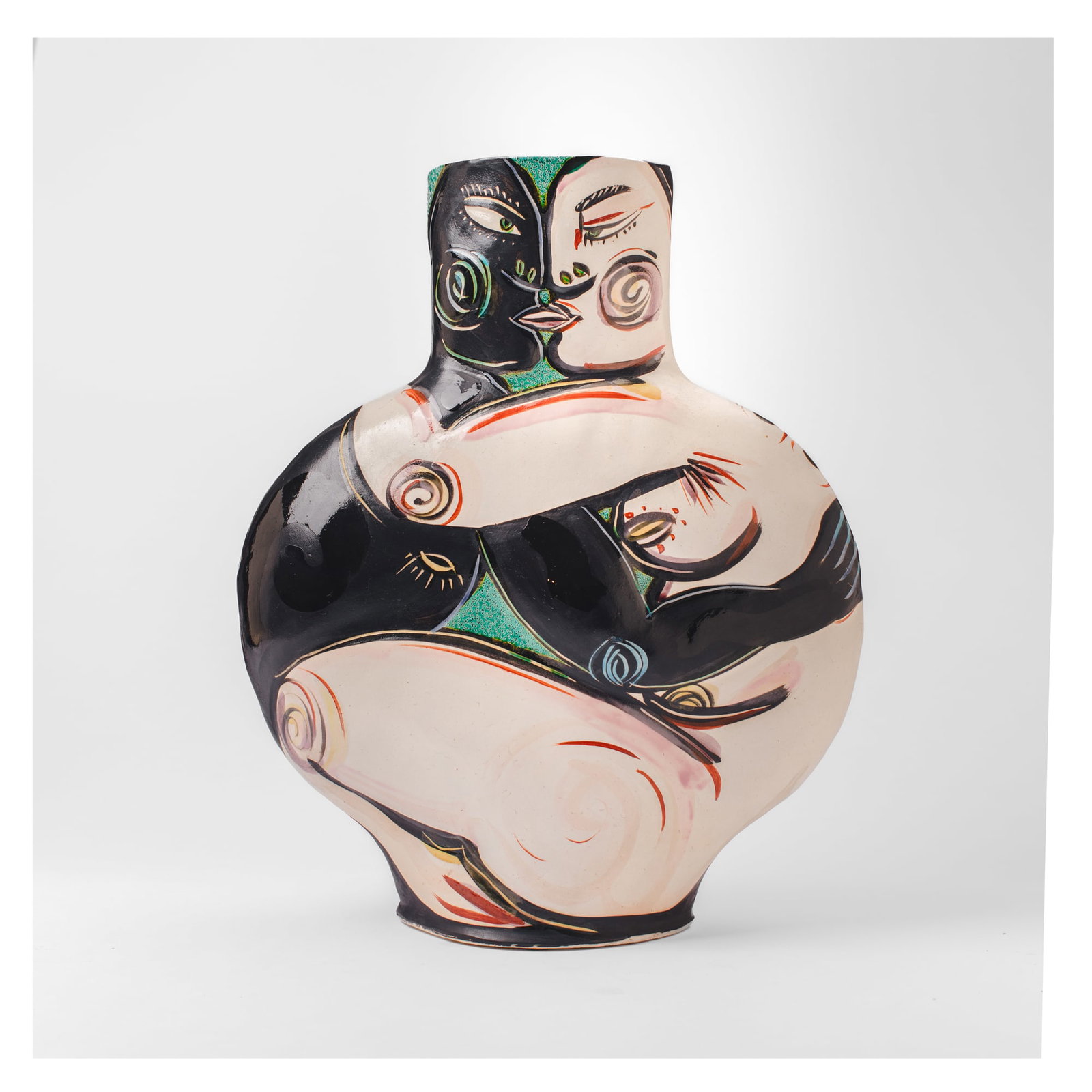 Akio Takamori (WA) "Erotic Lovers" Ceramic Vase (1 of 5)