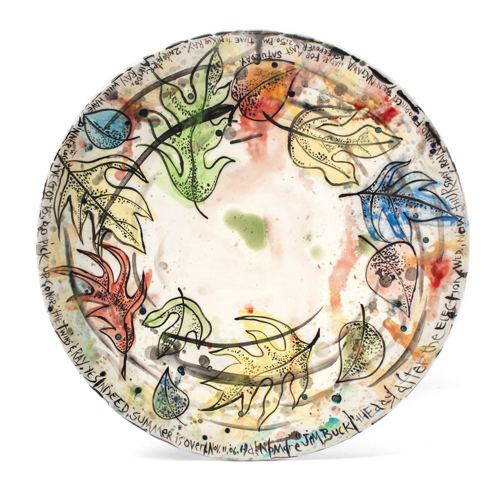 Dick Weiss (WA) "Summer is Over" Charger (1 of 2)