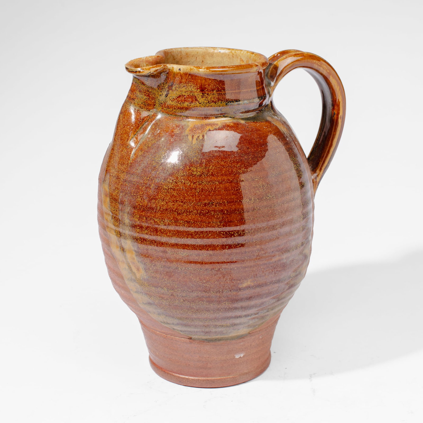 Mike Peck (WA) Studio Pottery "Haystack" Pitcher (1 of 3)