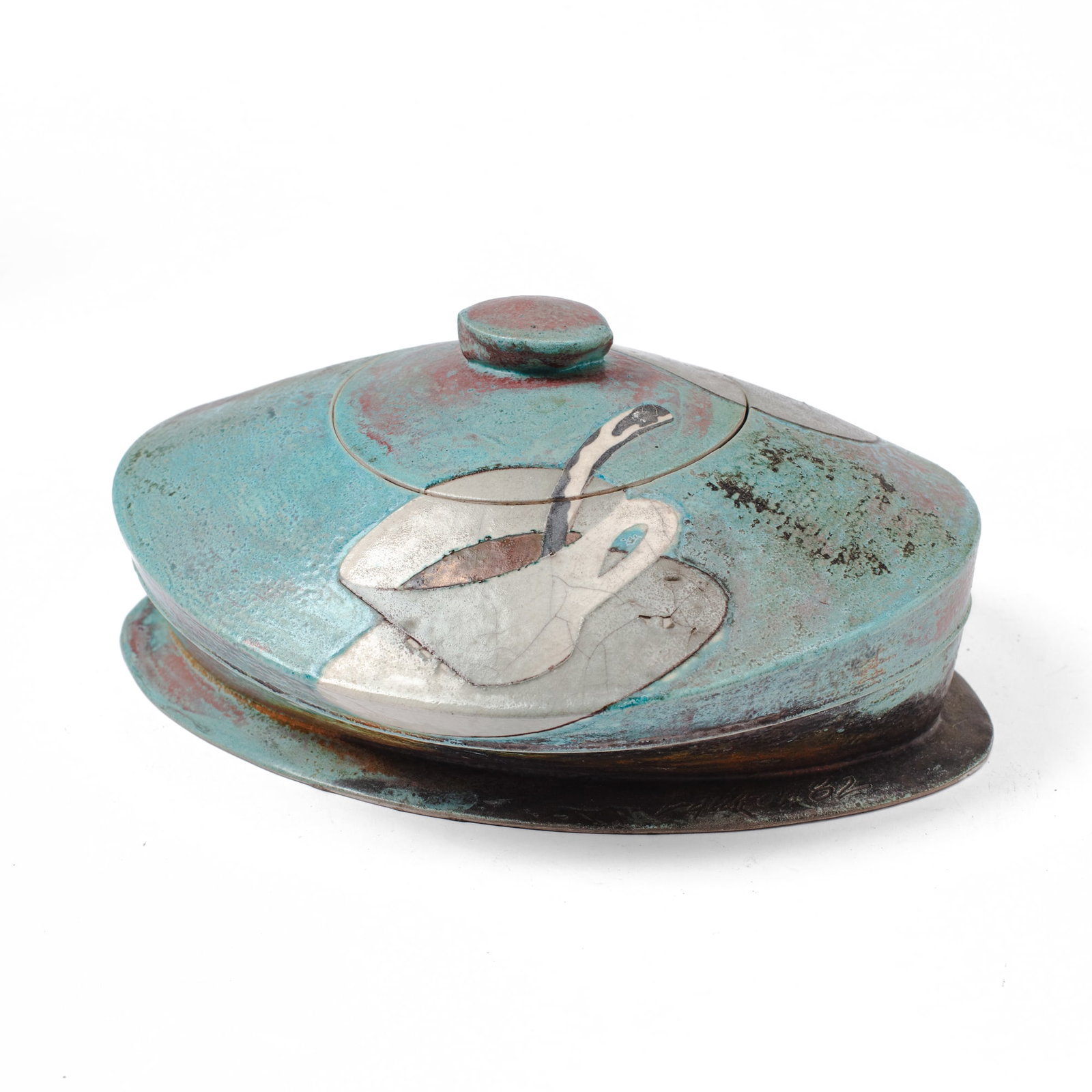 James Lawton "Breakfast Box" Ceramic Lidded Box (1 of 5)