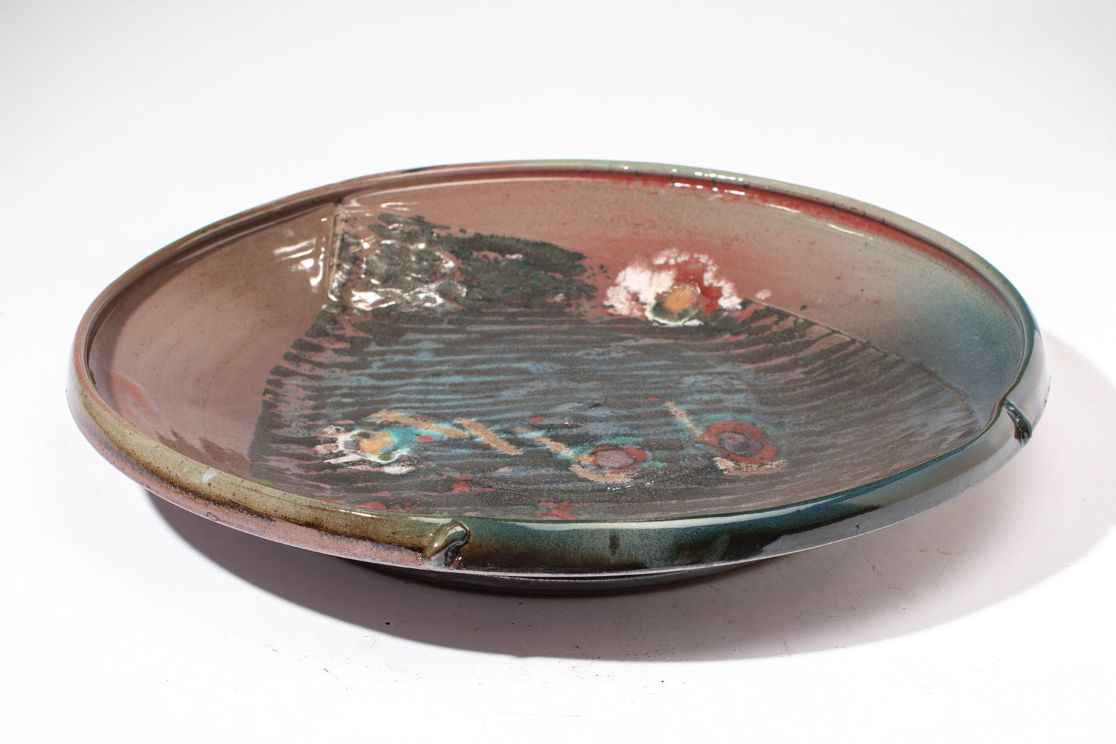 Large Studio Pottery Charger - 2