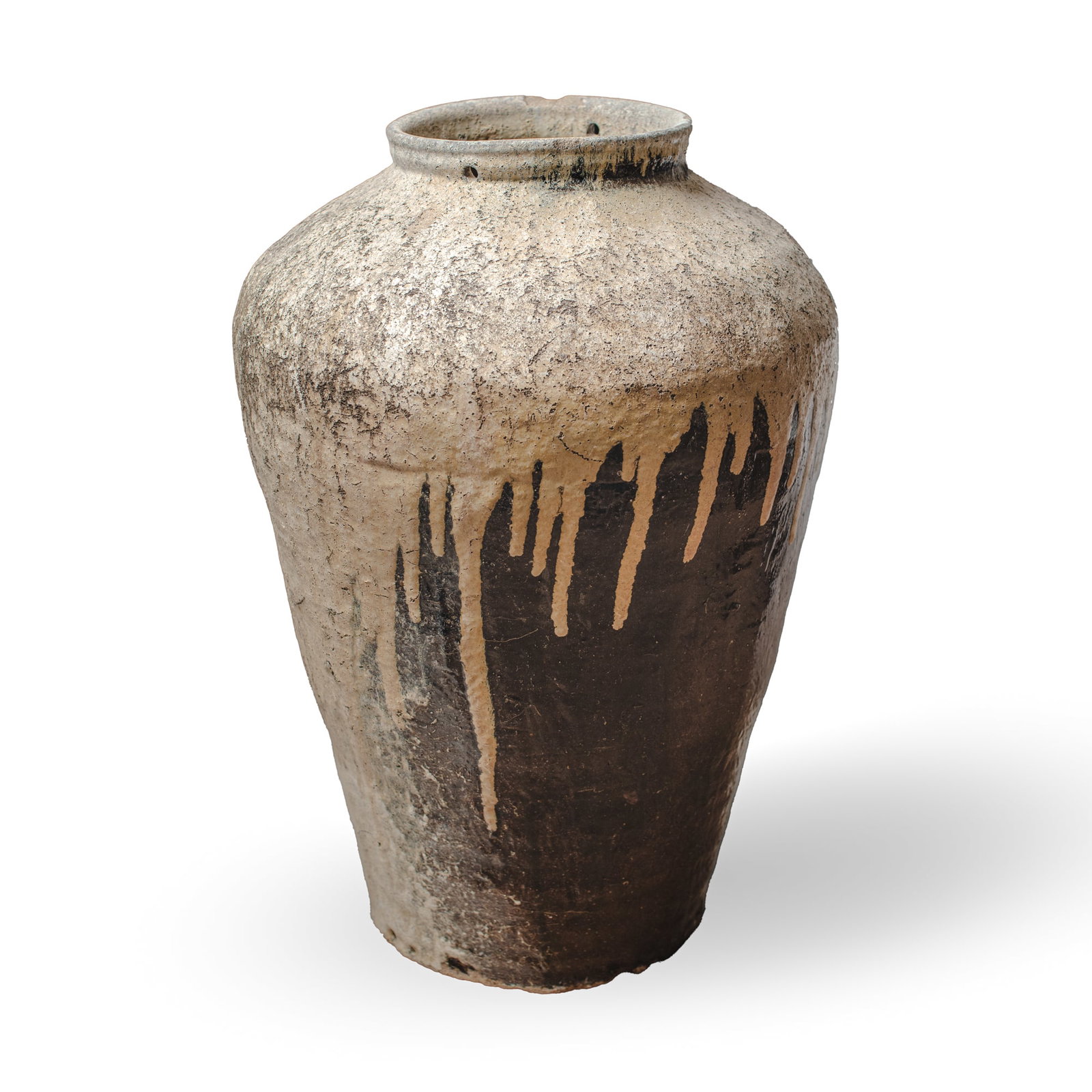 Huge Antique Japanese Tamba Ware Storage Jar (1 of 5)