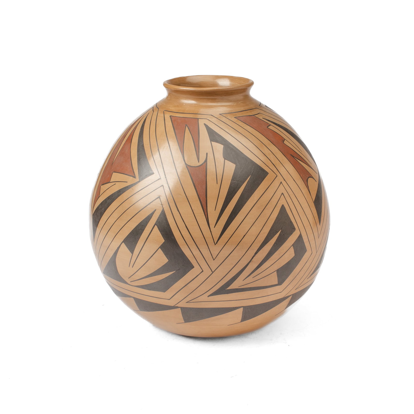 Armando Silveira Mata Ortiz Polychrome Pottery Jar (1 of 4)