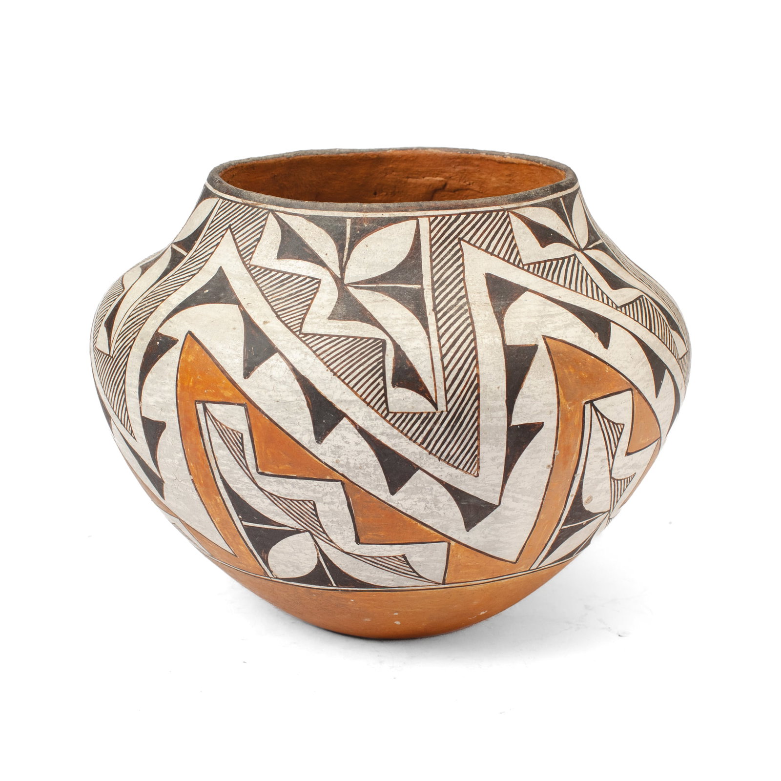 Vintage Acoma Pottery Polychrome Olla Jar (1 of 2)